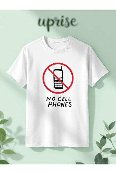 Vordevia Без мобилни телефони Гилмор Гърлс Печатна памучна тениска с голям ра...