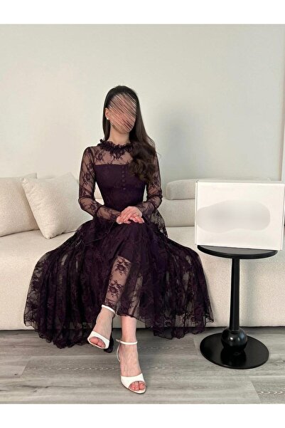 Sweety Fashion Midi lace dress