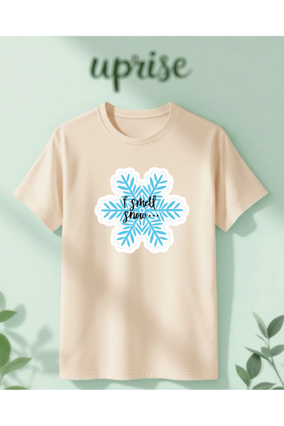 Vordevia I Smell Snow Gilmore Girls Printed Cotton Oversize T-Shirt