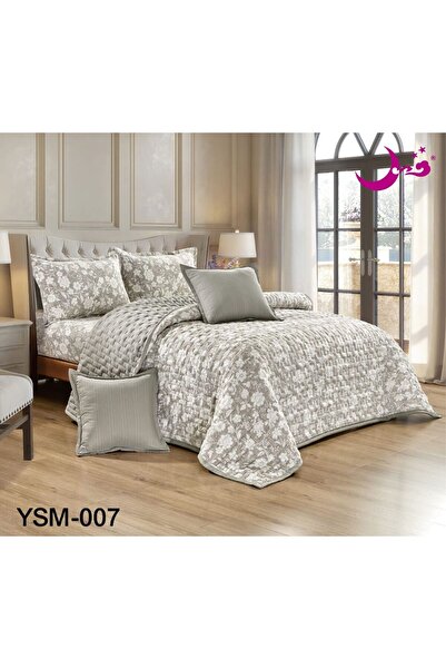 Moon Double bed sheet set, 6 pieces, elegant touch, suitable for the bedroom