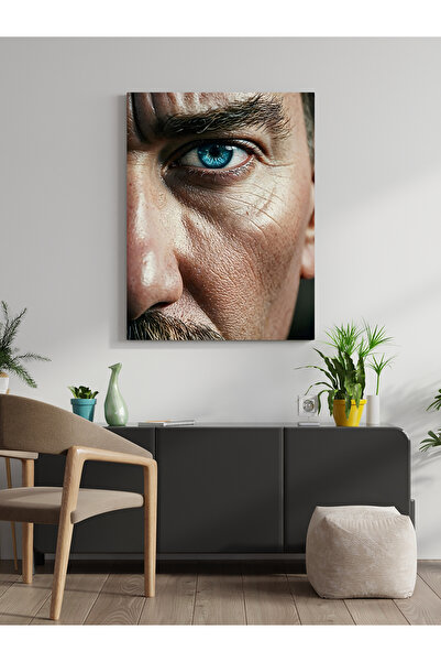 visdora Tablou pe pânză cu tematică Ataturk, decor pentru casă, birou, bucătă...