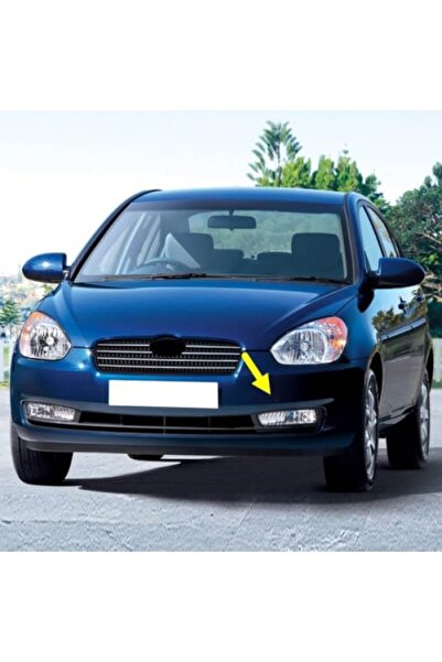markentegra Hyundai Accent ERA 2006-2011 Uyumlu Ön Tampon Çeki Demiri Kapağı