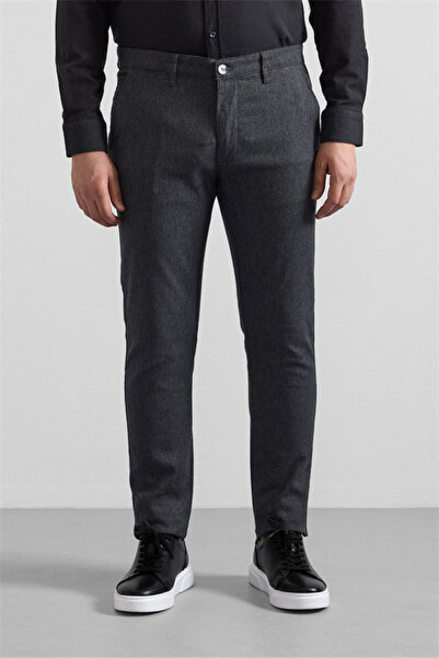SÜVARİ Siyah Slim Casual Pantolon