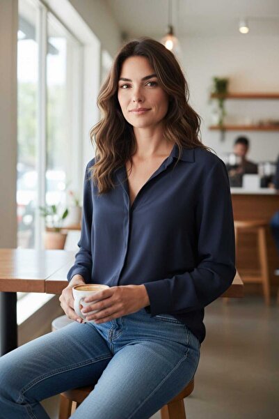 H&D DÜNYASI MODAL KUMAŞ GÖMLEK