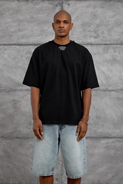 NOMARC Black Label Print Flaming Oversize Tshirt