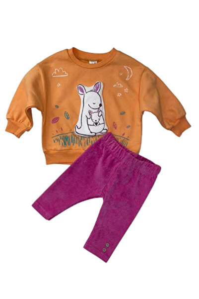 GENERAL Girls' winter two-piece set, ages 3-18 months - Made in Turkey