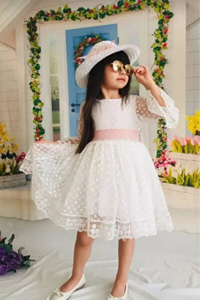 EXTRAÇARŞI Kız Çocuk Parti Kıyafeti Dogum Günü ve Gösteri Kostümü Elbisesi