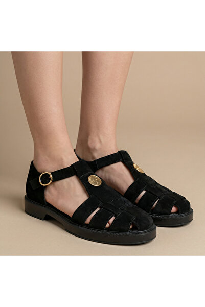 aayak&kabımofficial Genuine Leather Comfortable Stylish Women's Sandals - Ele...