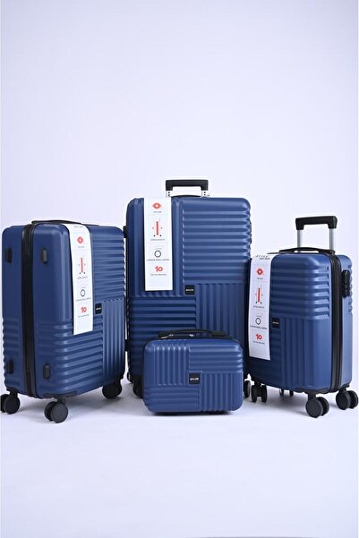 MAC CENTER 4-piece hard-shell luggage set – TSA lock – 360° wheels