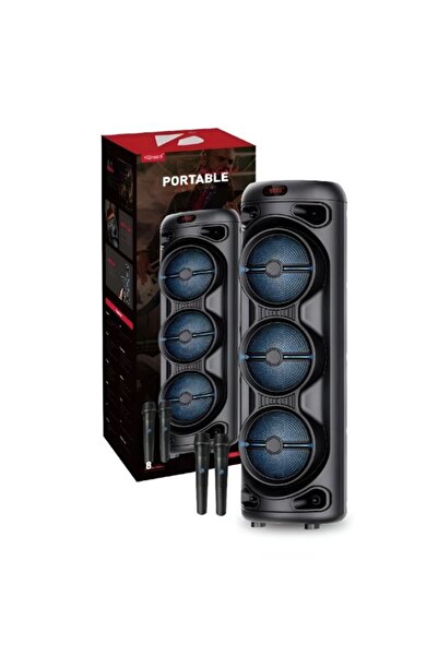 Generic Portable Bluetooth Speaker with 2 Wireless