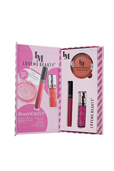 LOVEME BEAUTY طقم المكياج المختصر "بيوتي مكياج" درجة 02: بوكس متكامل يضم بلشر...