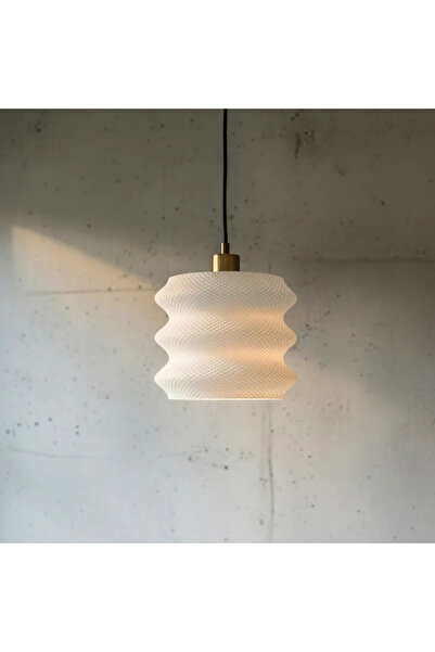 Morvia Minimal Ripple Sarkıt Avize | Modern Dekoratif Tavan Lambası | Tasarım...