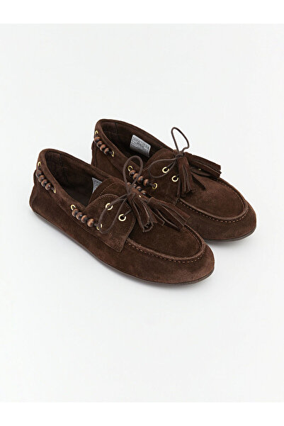 LC Waikiki LCW STEPS Süet Kadın Loafer Ayakkabı