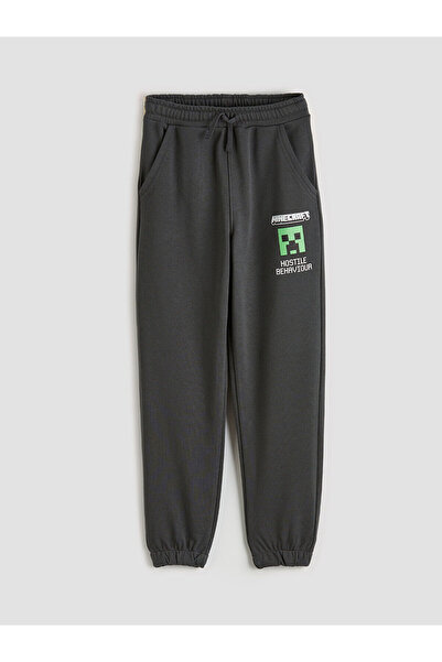 LC Waikiki Nevaa kolekcija antracit Minecraft licencirane dečije Jogger trenirke