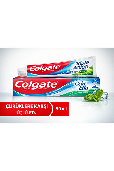 FREEDOM STOREE معجون أسنان كولجيت تريبل إيفيكت 50 مل للحماية من التسوس ونفس م...