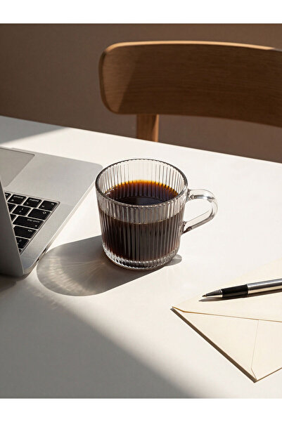 LC Waikiki مجموعة ميرال أكواب زجاجية عديمة اللون 4 قطع 420 مل