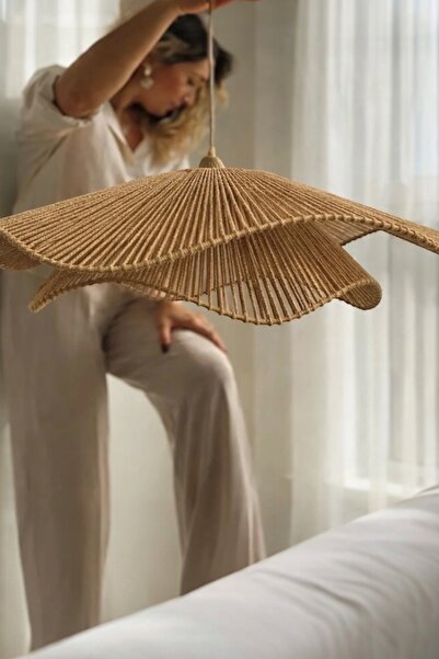 afralya home Rustik Tarz Bohem avize Makrome avize Salon avize Yatak Odası Av...