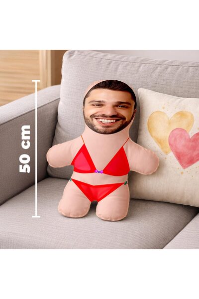 Kişiye Özel Fotoğraflı Peluş Oyuncak - 50cm