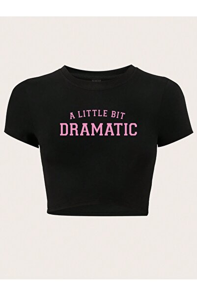 Velostra Women's Dramatic Printed Basic Daily Use Slim Fit T-Shirt