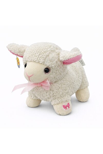 Intrio Peluş Kuzu 35 cm Kıvırcık Model – Yumuşak Oyuncak