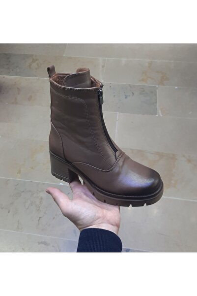 ENZO KADIN HAKİKİ DERİ ORTOPEDİK ÖNDEN,YANDAN ÇİFT FERMUARLI RAHAT,ŞIK,GÜNLÜK...