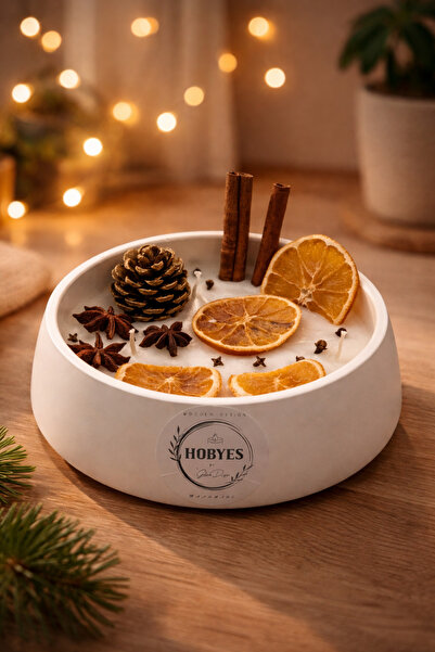 hobyes Kış akşamı. Sınırlı Sayıda El Yapımı Premium Mum