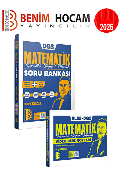 Benim Hocam Yayınları 2026 ALES DGS Matematik Video Ders Notları DGS Matemati...