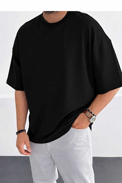 New Shine Μονόχρωμο Μαύρο Unisex T-Shirt