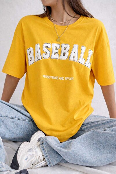 New Shine Baseball Yellow Unisex T-Shirt