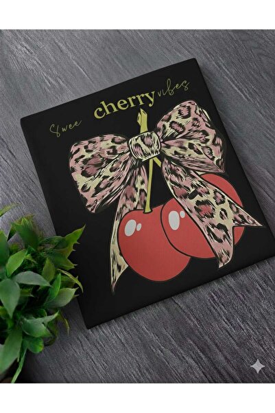 New Shine Cherry Cherry Printed Black Unisex T-Shirt