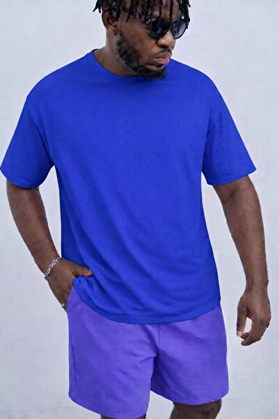 New Shine تي شيرت ساكس أزرق اللون للجنسين