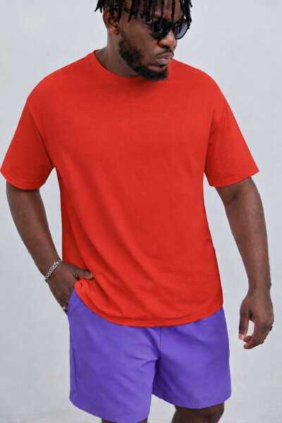 New Shine Tricou unisex roșu uni