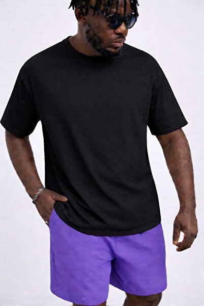 New Shine تي شيرت أسود اللون للجنسين