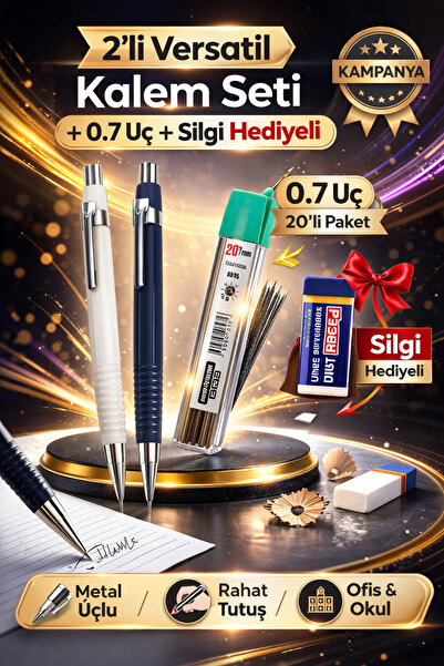 W-Design 2 Pieces of 0.7 Versatil Pen + 1 Piece of 0.7 Tip + 1 Piece of Erase...