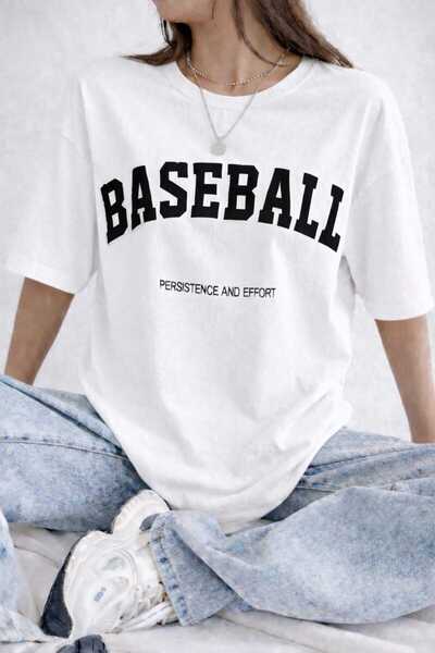 New Shine Baseball White Unisex T-Shirt