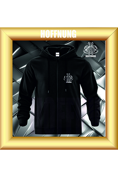 HOFFNUNG Unisex Cotton Oversize Arabisc Hoffning Printed Hooded Collar Comfor...