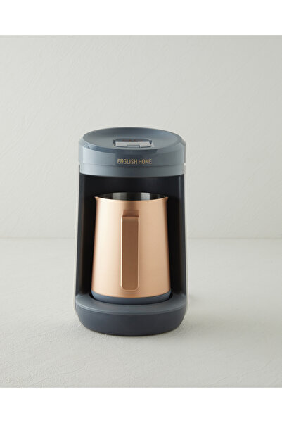 English Home TKM 6031 Çelik Cezve Çift Taşım Türk Kahvesi Makinesi Beyaz-Bakır