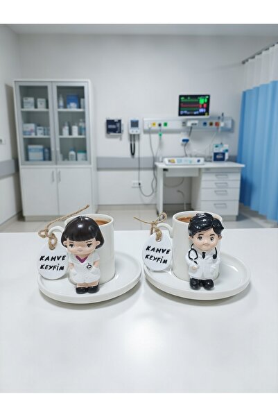 RivelCandle Doctor Themed Porcelain Coffee Cup and Presentation Set – Gift Co...