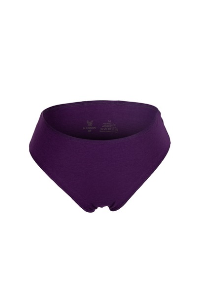 KAİZEN 3-piece women's dark purple panties