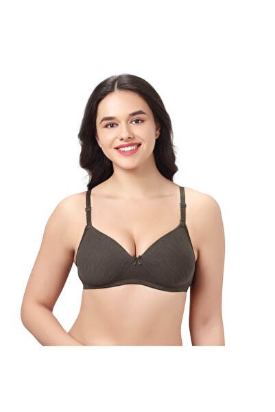 RAJNI Women Girl Soft Cotton Padded Bra Seamless Stretch Breathable Wireless ...