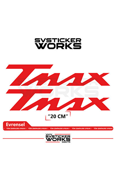 ARONA Yamaha Tmax Compatible Text Sticker – High Quality Custom Cut Foil (Set...