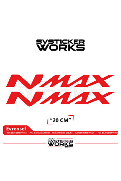 ARONA Yamaha Nmax Compatible Text Sticker – High Quality Custom Cut Foil (Set...