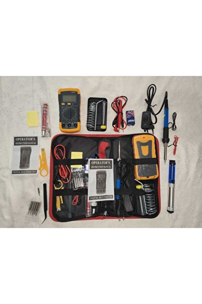 HPYTECH 🔥60W Ayarlanabilir Havya Kiti–Full Lehim🔧Elektronik Tamir Seti(Çant...