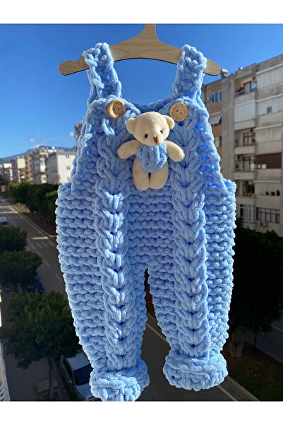 ÖRGÜCÜ DESİGN Puffy Knit Jumpsuit