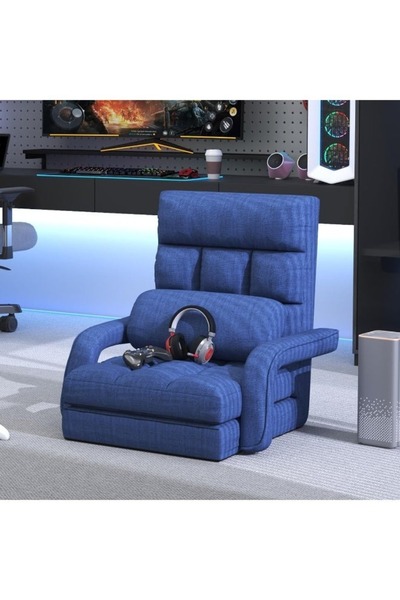 smart home 2-in-1 Folding Sofa Bed & Lounger – 6-Position Adjustable, Cotton ...