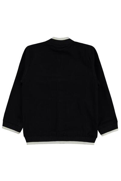 Civil Boys Κολεγιακό Μπουφάν για Ηλικίες 10-13 - Μαύρο για Ηλικίες 11-12