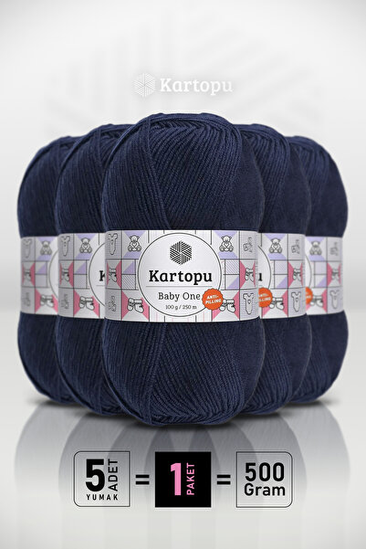 Kartopu Baby One - Mornarsko plava K636 - Pakovanje od 5 komada - 100gr/250m ...