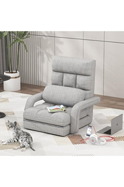 smart home 2-in-1 Folding Sofa Bed & Lounger – 6-Position Adjustable, Cotton ...