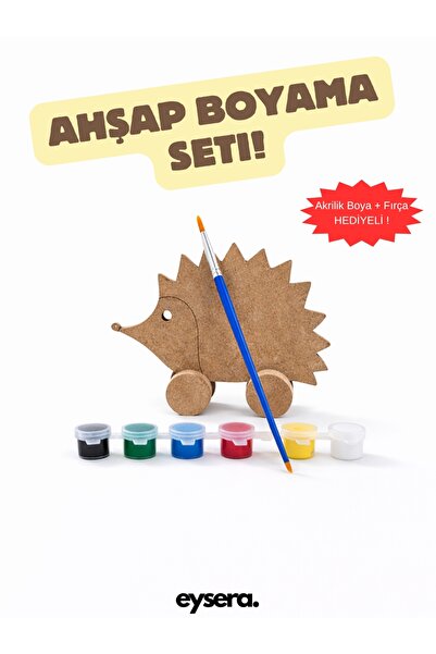 eysera Wooden Painting Set – Children's Activity & Hobby Toy, Montessori Educ...