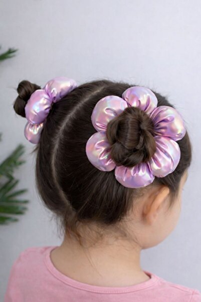 EMKSHOP Блискуча пухнаста маргаритка Гумова шпилька Металевий колір Шпилька д...